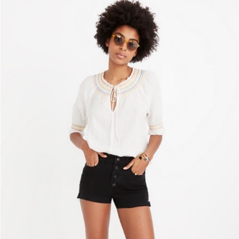 Madewell high rise shorts